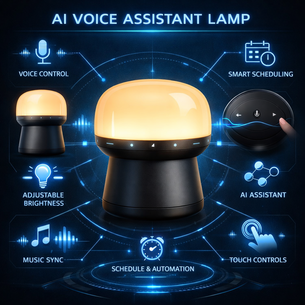 AI Voice Assistant Lamp - Image 4