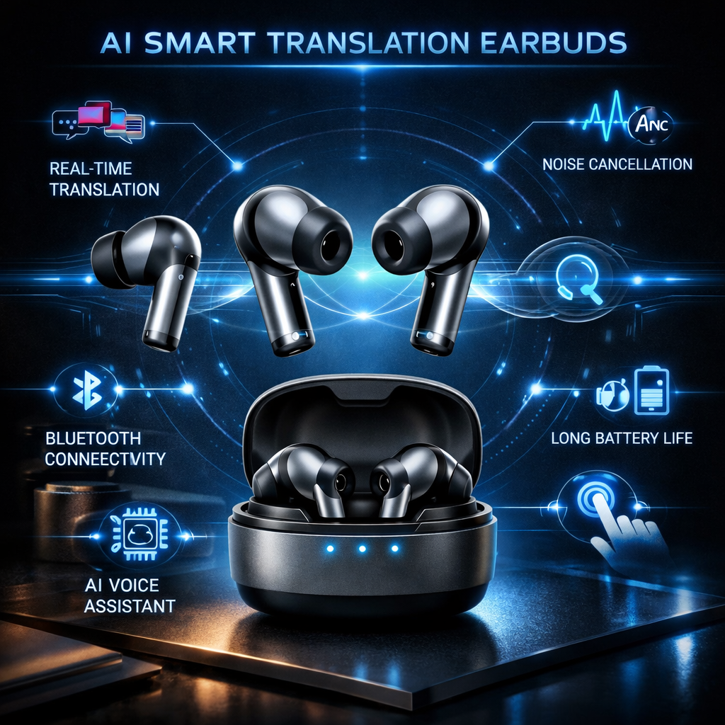 AI Smart Translation Earbuds - Image 4